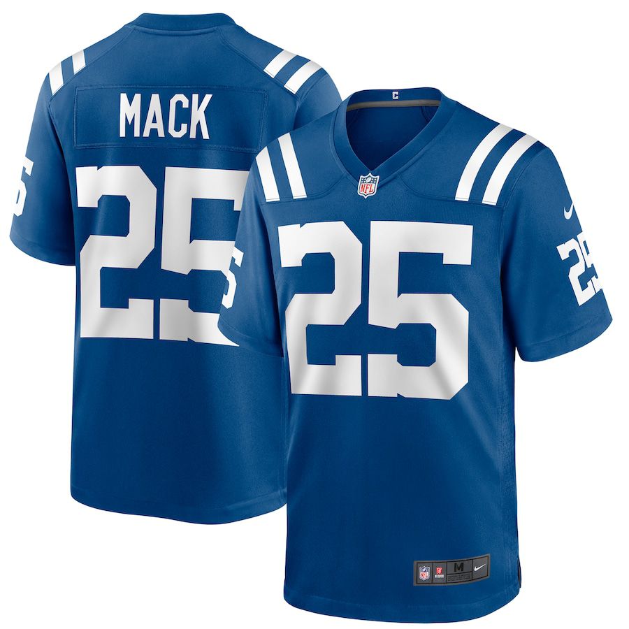 Men Indianapolis Colts #25 Marlon Mack Nike Royal Game NFL Jersey->indianapolis colts->NFL Jersey